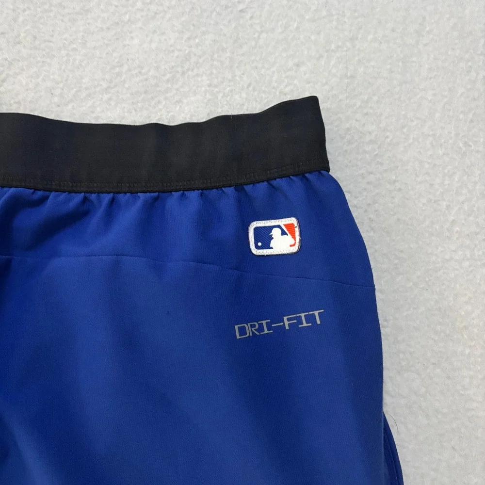 Nike Mens New York Mets MLB Authentic Collection Dri-FIT Shorts Blue XL